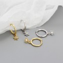 Sparkling Star Dangle Earrings - MLYH575