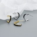 Elegant Heart Outline Stud Earrings - MLYH576