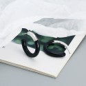 Hollow Tube C-shaped Stud Earrings - MLYH577