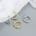 French Style Twisted Hoop Earrings - MLYH578