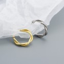 French Style Twisted Hoop Earrings - MLYH578