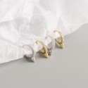 Punk Style Rivet Hoop Earrings - MLYH581