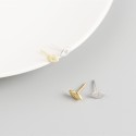 Minimalist Solitaire Evil Eye Stud Earrings - MLYH590