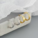 Elegant C-shaped Twisted Stud Earrings - MLYH595