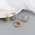 Hollow Spring Twist Hoop Earrings - MLYH597