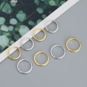 Elegant Basic Glossy Hoop Earrings - MLYH599