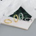 Elegant Basic Glossy Hoop Earrings - MLYH599