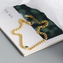 Solitaire Teardrop Clasp Chain Bracelet - MLYH601