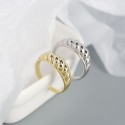 Vintage Twisted Textured Open Ring - MLYH607