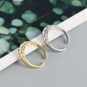 Vintage Twisted Textured Open Ring - MLYH607