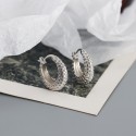 Vintage Dotted Circle Hoop Earrings - MLYH610