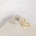 Sweet Pave Dragonfly Hoop Earrings - MLYH614