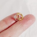 Minimalist Round Ball Hoop Earrings - MLYH615