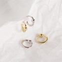 Minimalist Round Ball Hoop Earrings - MLYH615