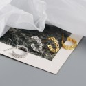 C-shaped Watch Chain Stud Earrings - MLYH618