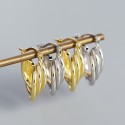 Wrapped Hollow Tube Hoop Earrings - MLYH620