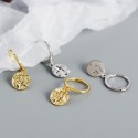 Irregular Abstract Pattern Dangle Earrings - MLYH624