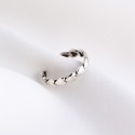 Glossy Heart to Heart Open Ring - MLYH625