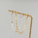 Beaded Gems Chain Earrings - MLYH626