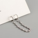 Beaded Gems Chain Earrings - MLYH626