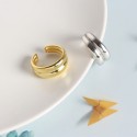 Double Layer Glossy Open Ring - MLYH629
