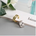 Double Layer Glossy Open Ring - MLYH629