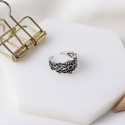 Vintage Crown with Gems Hoop Earrings - MLYH632