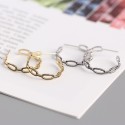 C-shape Chain Shaped Stud Earrings - MLYH633