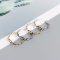 C-shape Chain Shaped Stud Earrings - MLYH633