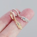 Elegant Long Feather Dangle Earrings - MLYH637