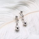 Tassel Linked Ball Stud Earrings - MLYH641