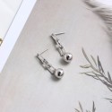 Tassel Linked Ball Stud Earrings - MLYH641