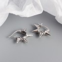 Punk Style Rivets Hoop Earrings - MLYH643