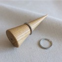 Vintage Spiral Textured Open Ring - MLYH644