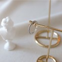 Vintage Spiral Textured Open Ring - MLYH644