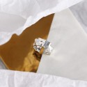 Statement Irregular Hammer Open Ring - MLYH649