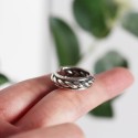 Vintage Three Layer Twisted Open Ring - MLYH651