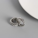 Vintage Three Layer Twisted Open Ring - MLYH651