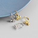 Cute 3D Rhino Dangle Earrings - MLYH655
