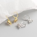 Cute 3D Rhino Dangle Earrings - MLYH655