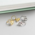 Cute 3D Rhino Dangle Earrings - MLYH655