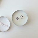 Vintage Fleury Cross Stud Earrings - MLYH656