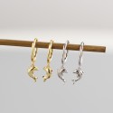 Sweet Glossy Dolphin Dangle Earrings - MLYH657