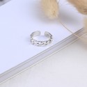 Vintage Chain Shaped Open Ring - MLYH661