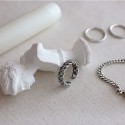 Vintage Striped Braided Open Ring - MLYH662