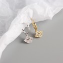Sweet Pave Kiss Dangle Earrings - MLYH663
