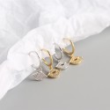 Sweet Pave Kiss Dangle Earrings - MLYH663