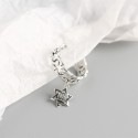 Vintage Hexagon Star Crown Open Ring - MLYH664