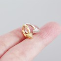 Punk Style Triangle Hoop Earrings - MLYH665