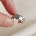 French I Am Here Engraved Open Ring - MLYH667